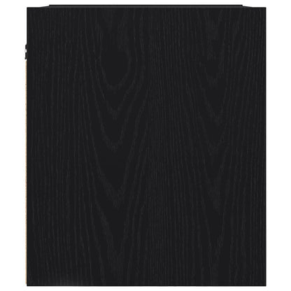 Wand-Nachttische 2 Stk. Schwarz 38x34x40 cm