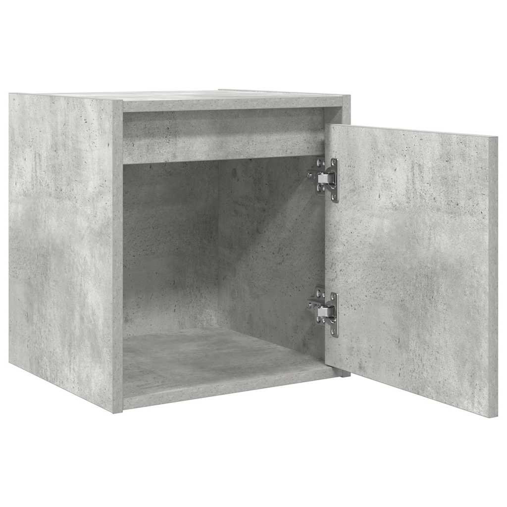 Wand-Nachttisch Betongrau 38x34x40 cm