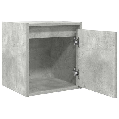Wand-Nachttisch Betongrau 38x34x40 cm