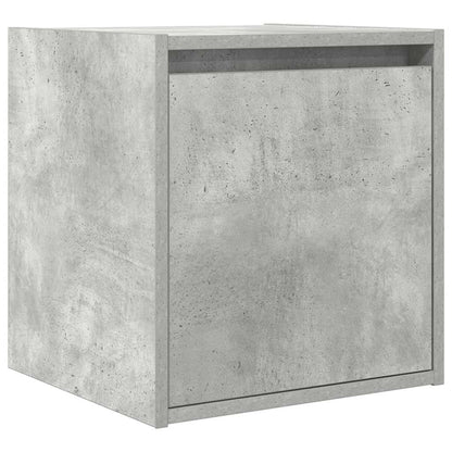 Wand-Nachttische 2 Stk. Betongrau 38x34x40 cm