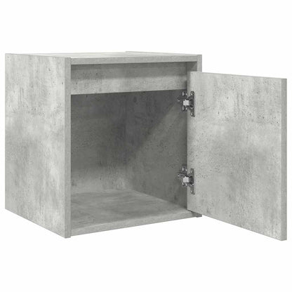 Wand-Nachttische 2 Stk. Betongrau 38x34x40 cm