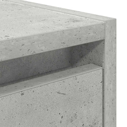 Wand-Nachttische 2 Stk. Betongrau 38x34x40 cm