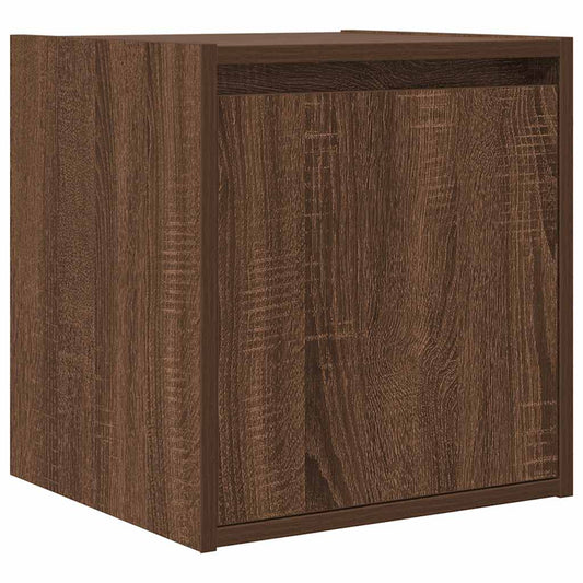 Wand-Nachttisch Braun Eichen-Optik 38x34x40 cm