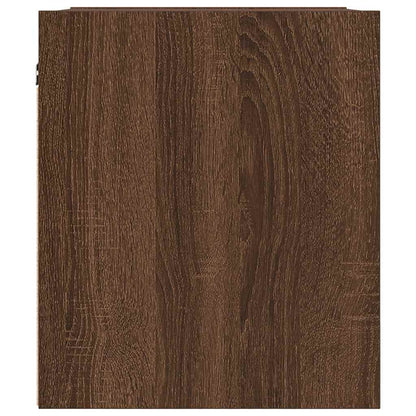 Wand-Nachttisch Braun Eichen-Optik 38x34x40 cm
