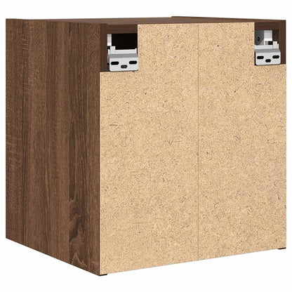 Wand-Nachttische 2 Stk. Braun Eichen-Optik 38x34x40 cm