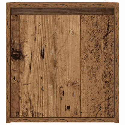 Wand-Nachttisch Altholz-Optik 38x34x40 cm