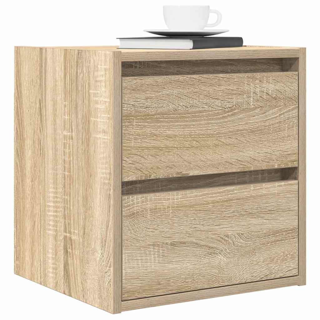 Wand-Nachttisch Sonoma-Eiche 38x34x40 cm