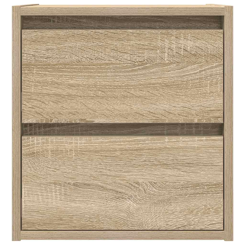 Wand-Nachttisch Sonoma-Eiche 38x34x40 cm