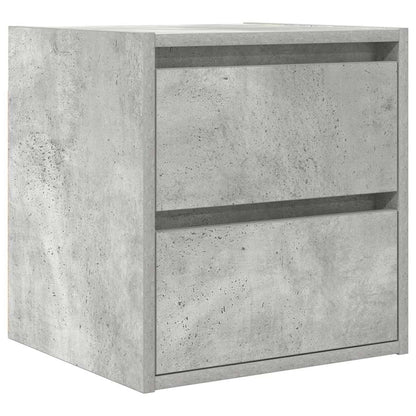 Wand-Nachttisch Betongrau 38x34x40 cm