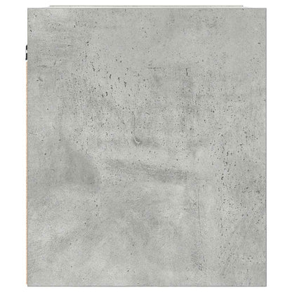 Wand-Nachttische 2 Stk. Betongrau 38x34x40 cm