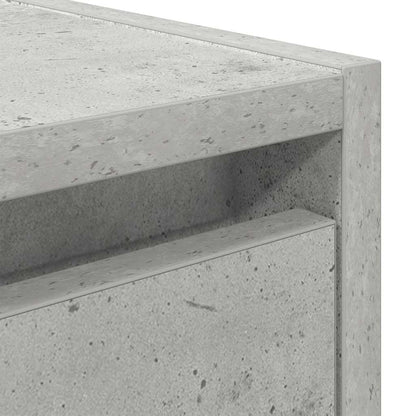 Wand-Nachttische 2 Stk. Betongrau 38x34x40 cm