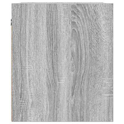 Wand-Nachttisch Grau Sonoma 38x34x40 cm
