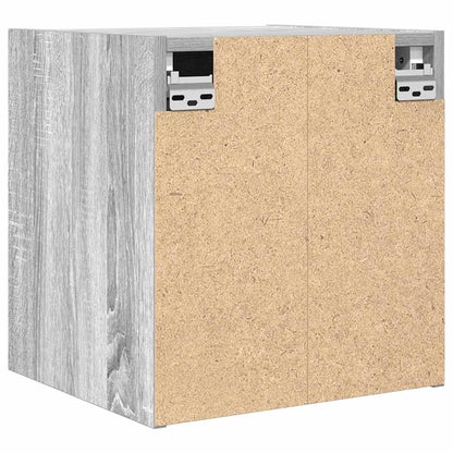 Wand-Nachttische 2 Stk. Grau Sonoma 38x34x40 cm