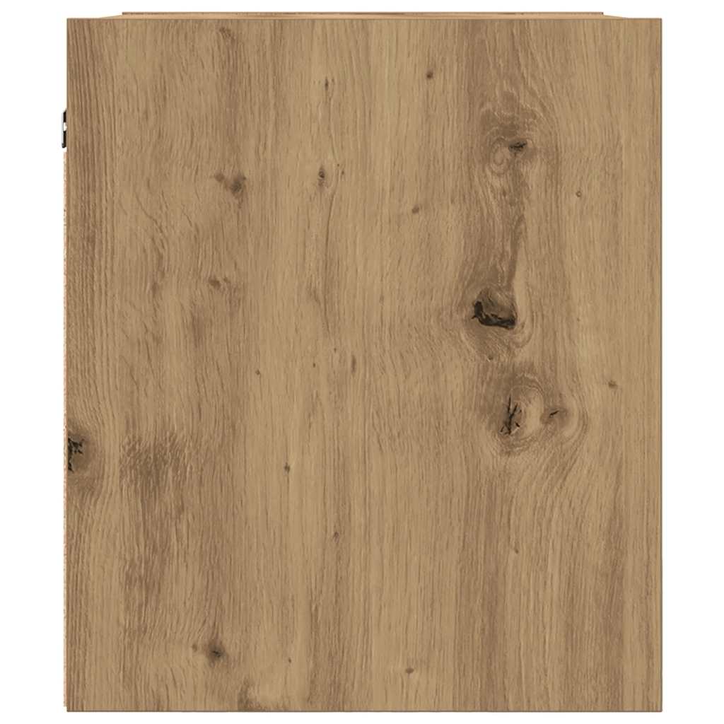 Wand-Nachttisch Artisan-Eiche 38x34x40 cm