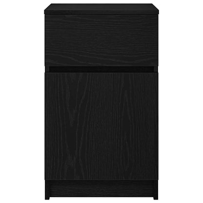 Nachttisch Schwarz 39x35x65 cm Holzwerkstoff