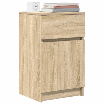 Nachttische 2 Stk. Sonoma-Eiche 39x35x65 cm Holzwerkstoff