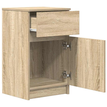 Nachttische 2 Stk. Sonoma-Eiche 39x35x65 cm Holzwerkstoff