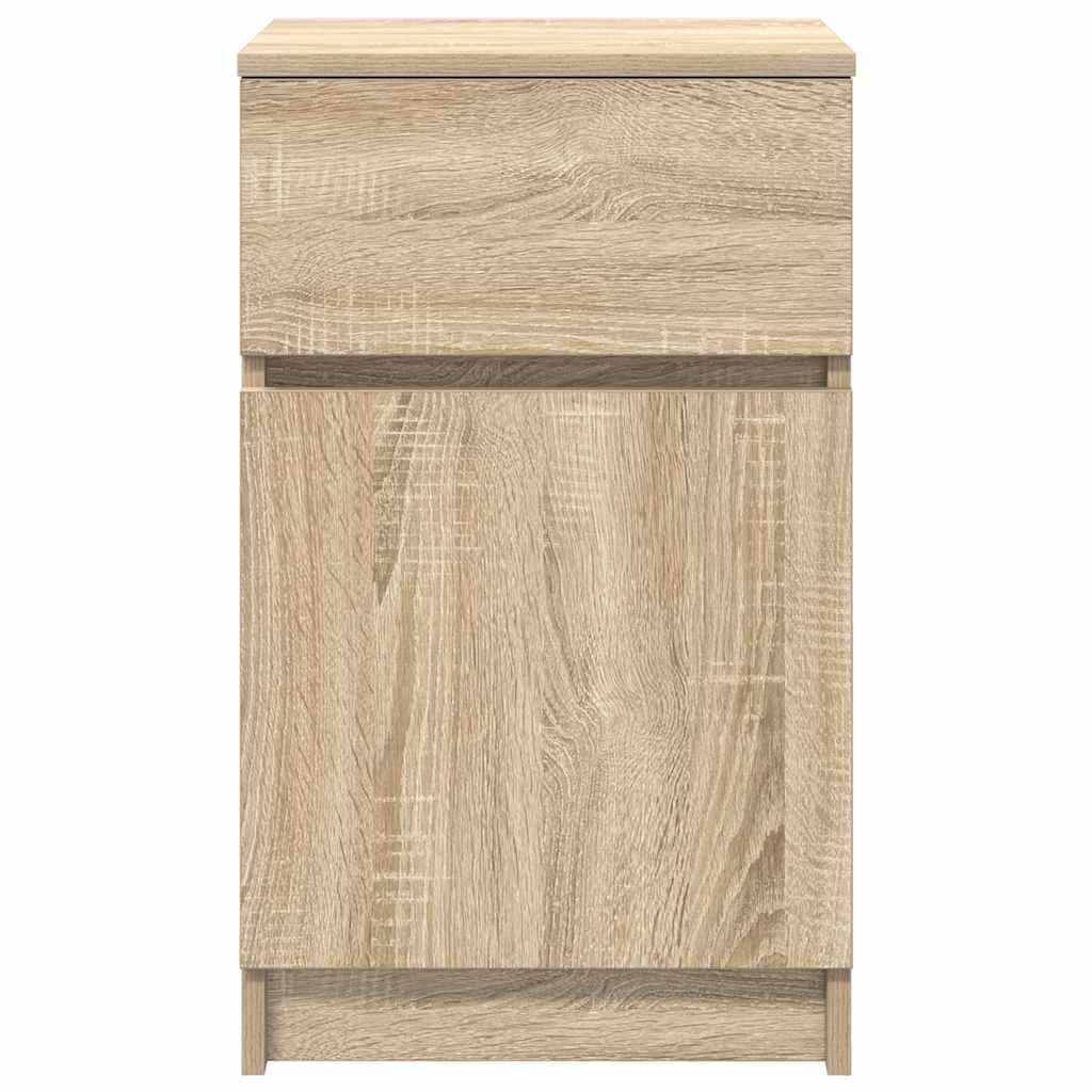 Nachttische 2 Stk. Sonoma-Eiche 39x35x65 cm Holzwerkstoff