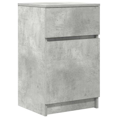 Nachttisch Betongrau 39x35x65 cm Holzwerkstoff