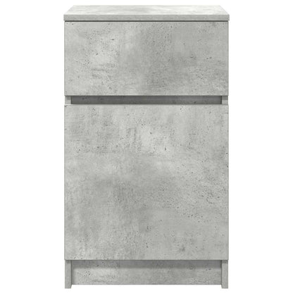 Nachttisch Betongrau 39x35x65 cm Holzwerkstoff