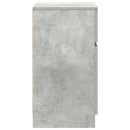 Nachttisch Betongrau 39x35x65 cm Holzwerkstoff