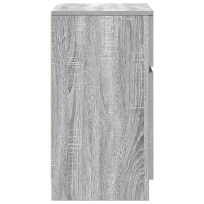 Nachttisch Grau Sonoma 39x35x65 cm Holzwerkstoff