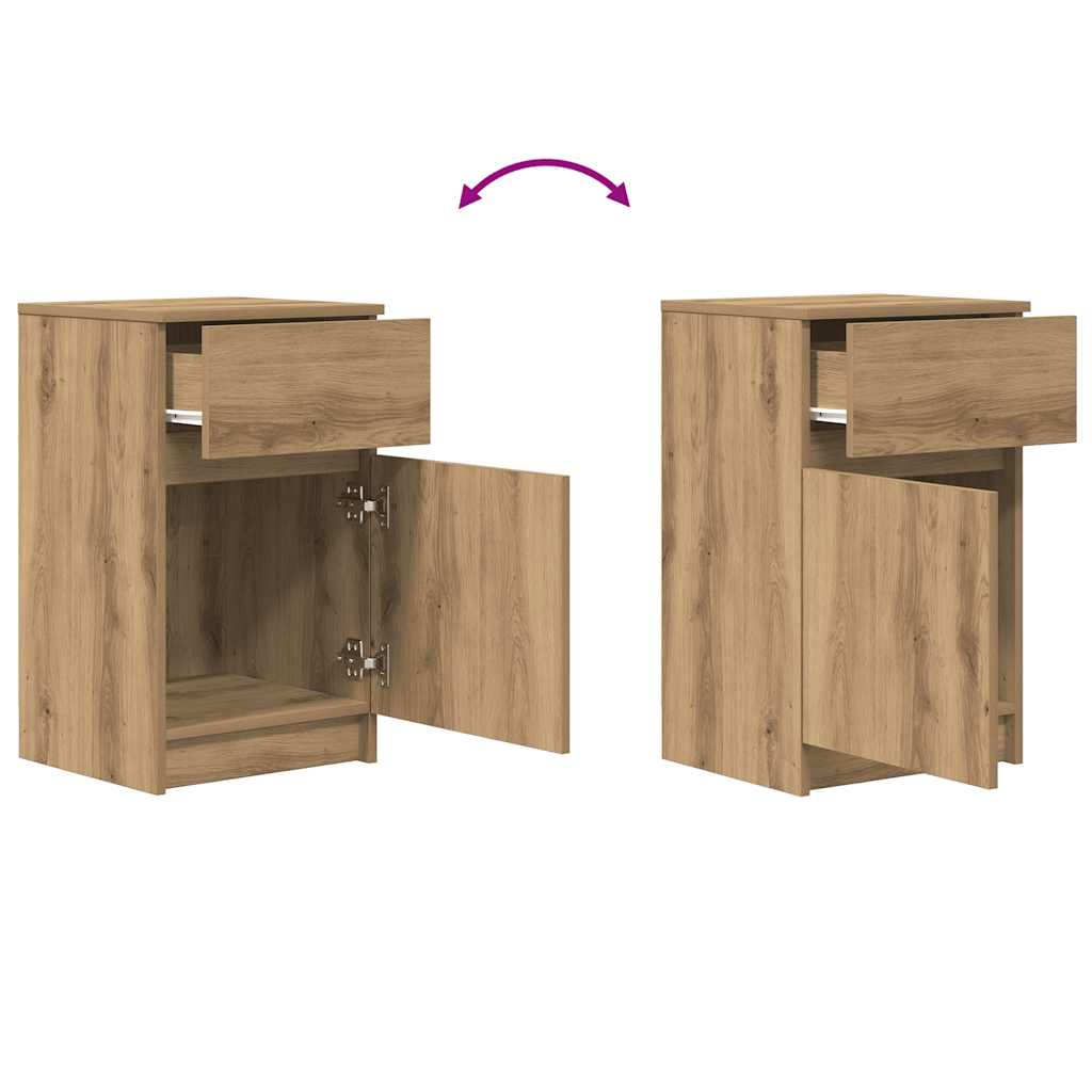 Nachttisch Artisan-Eiche 39x35x65 cm Holzwerkstoff