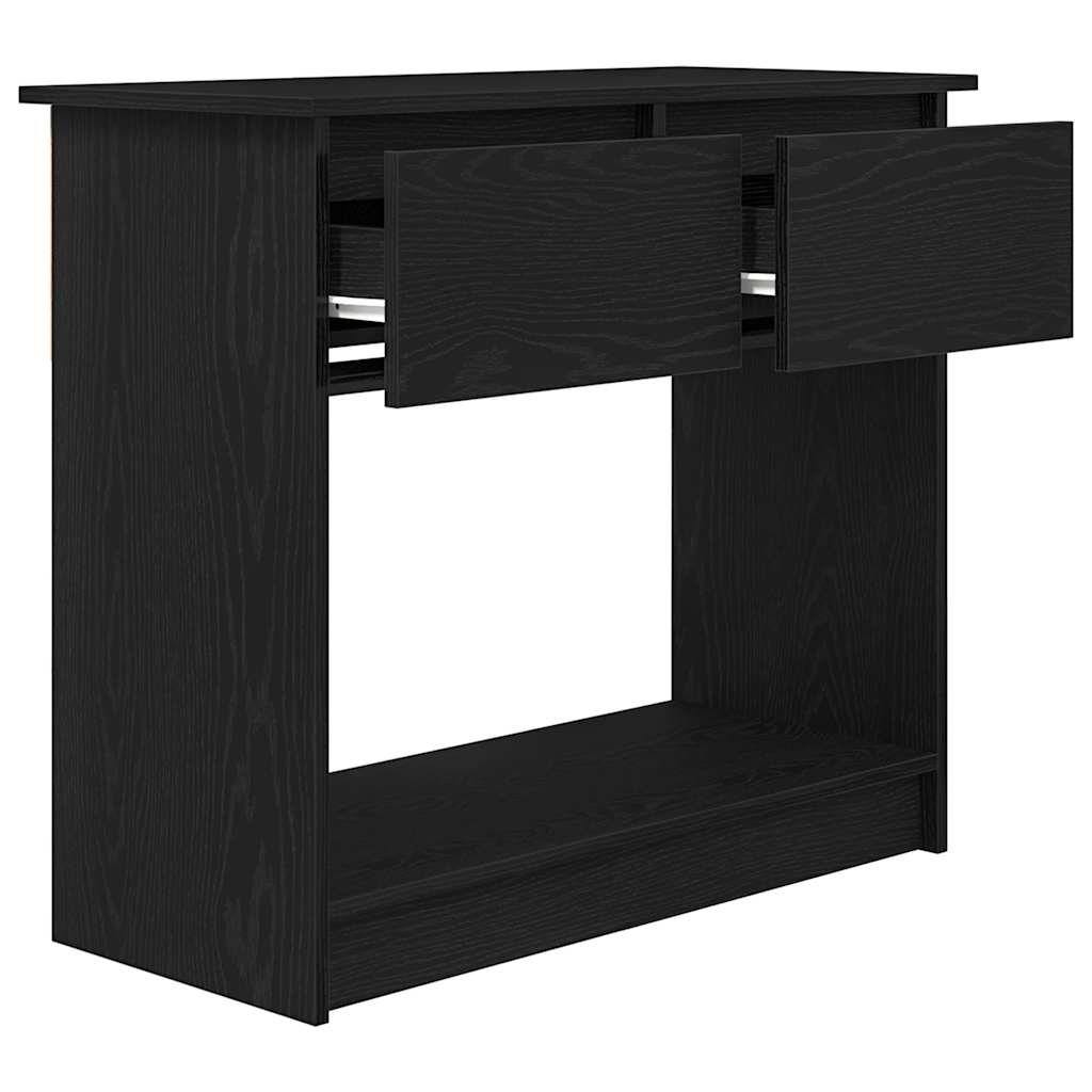 Konsolentisch mit Schubladen Schwarz 85,5x38,5x74,5 cm