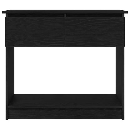 Konsolentisch mit Schubladen Schwarz 85,5x38,5x74,5 cm