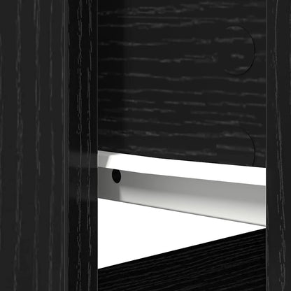 Konsolentisch mit Schubladen Schwarz 85,5x38,5x74,5 cm