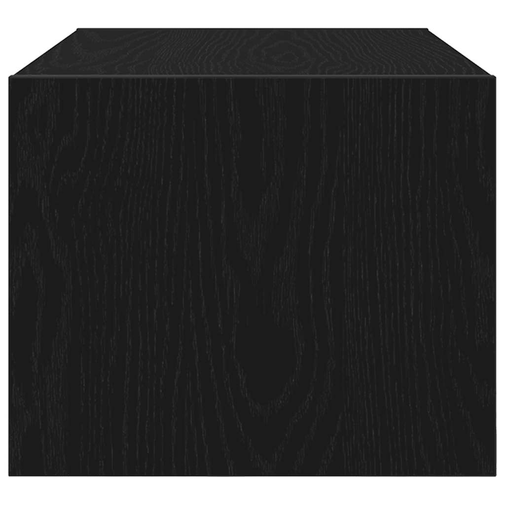 TV-Schränke 2 Stk. Schwarz Eichen-Optik 60x31x25,5 cm