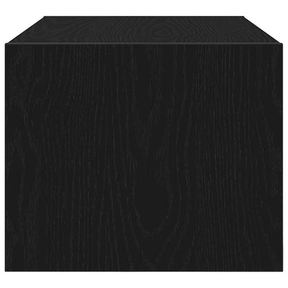TV-Schränke 2 Stk. Schwarz Eichen-Optik 60x31x25,5 cm