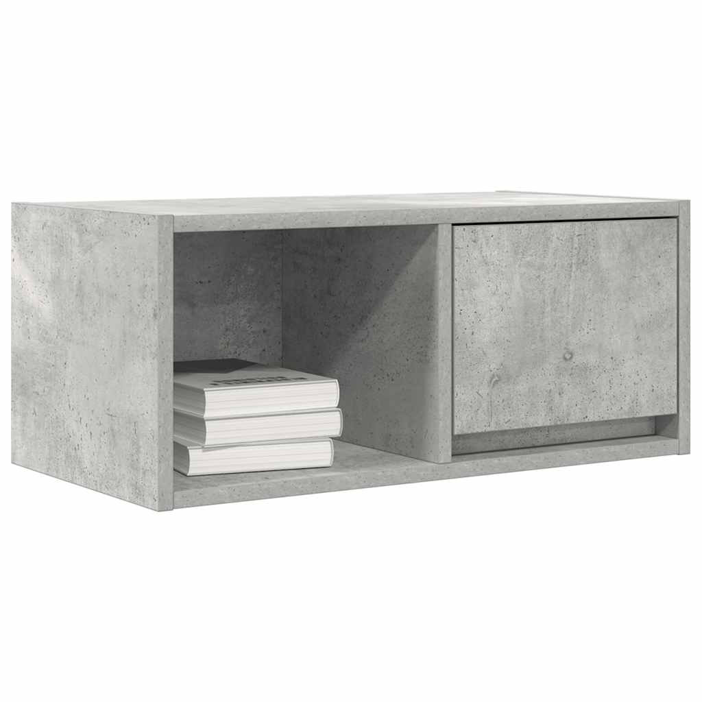 TV-Schränke 2 Stk. Betongrau 60x31x25,5 cm Holzwerkstoff