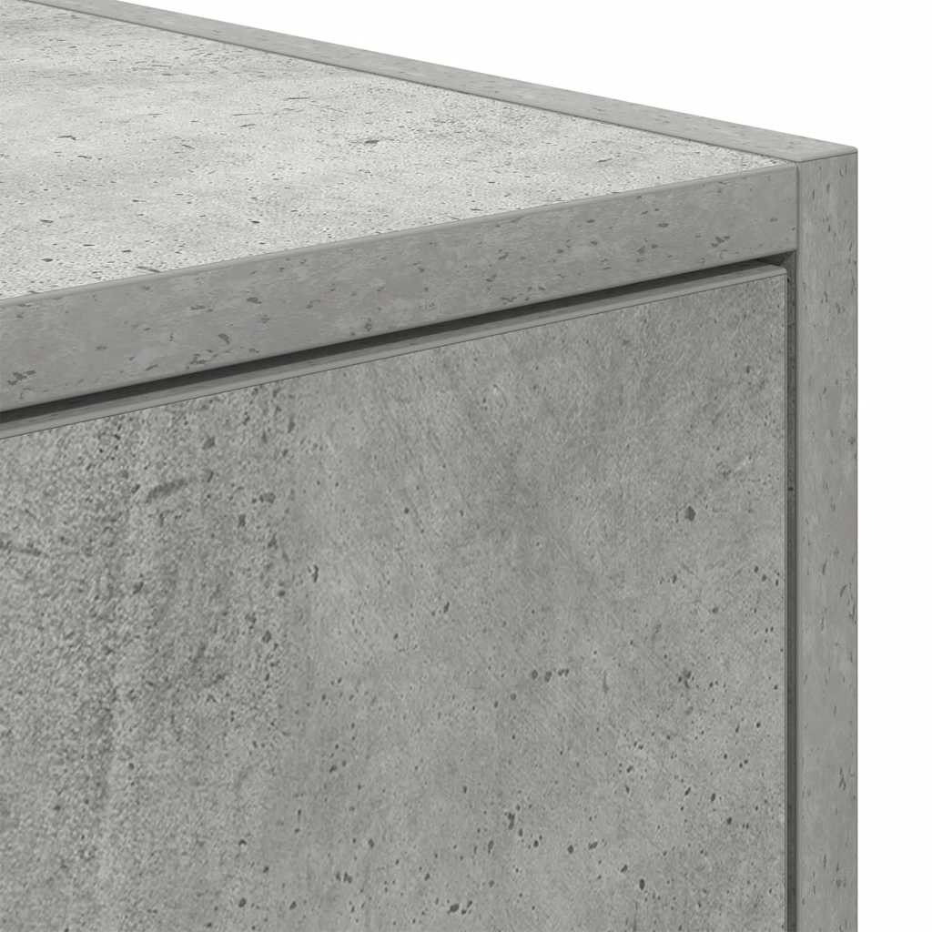 TV-Schränke 2 Stk. Betongrau 60x31x25,5 cm Holzwerkstoff