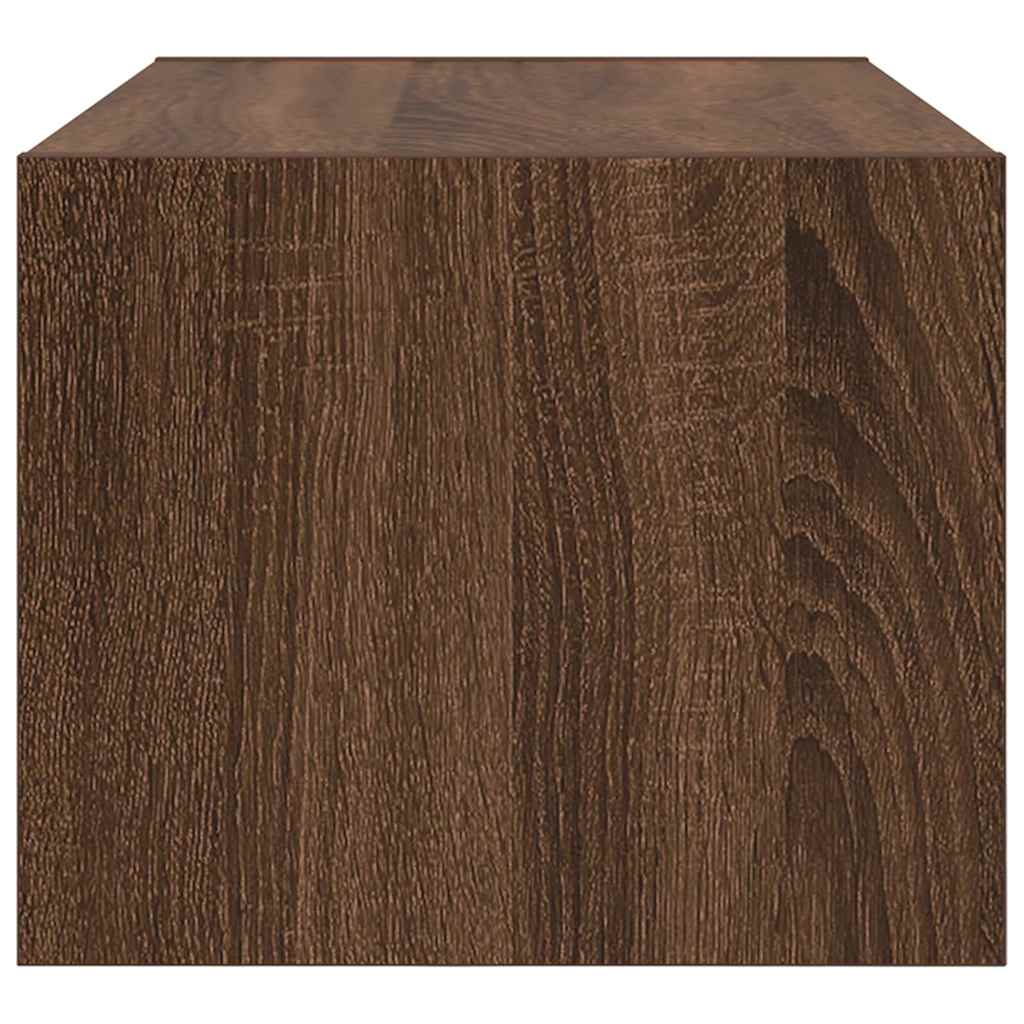 TV-Schrank Braun Eichen-Optik 60x31x25,5 cm Holzwerkstoff