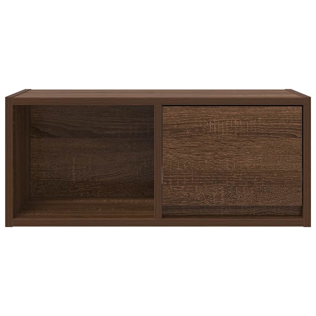 TV-Schränke 2 Stk. Braun Eichen-Optik 60x31x25,5 cm