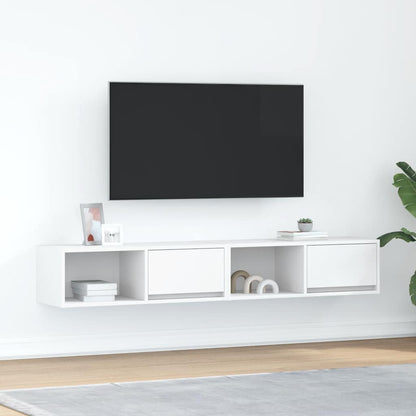 TV-Schränke 2 Stk. Weiß 80x31x25,5 cm Holzwerkstoff