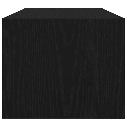 TV-Schränke 2 Stk. Schwarz Eichen-Optik 80x31x25,5 cm