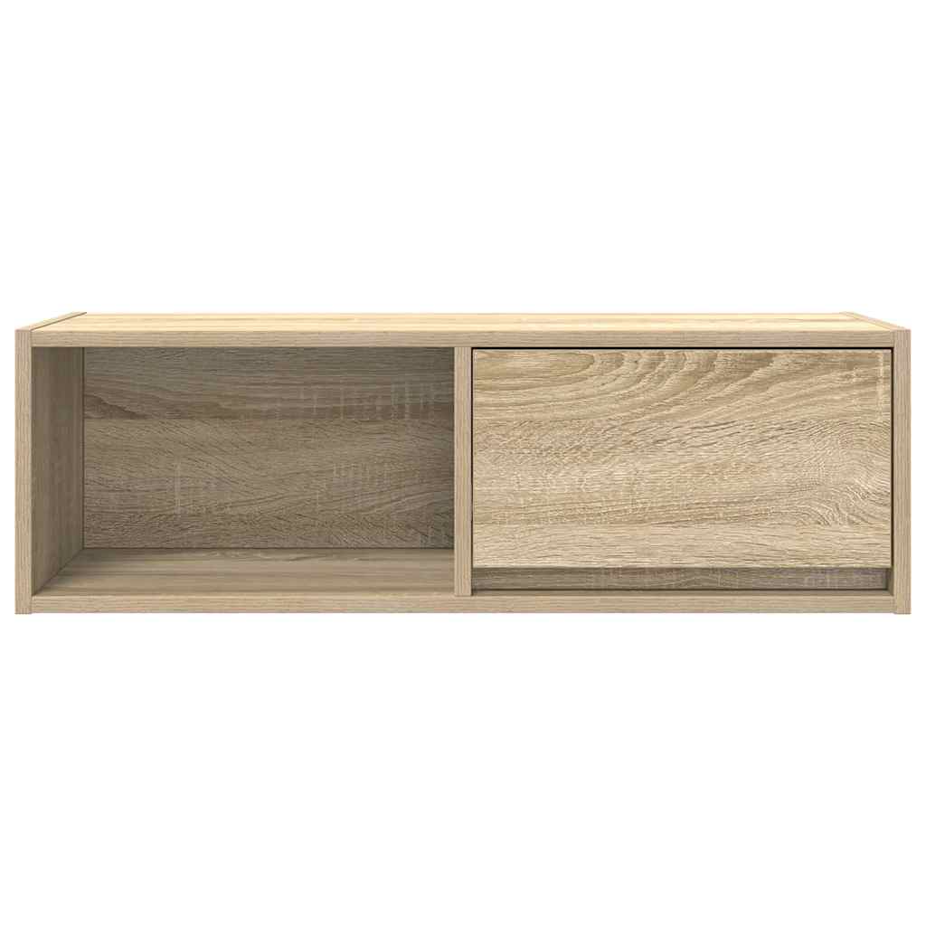 TV-skabe 2 stk Sonoma eg 80x31x25,5 cm træmateriale