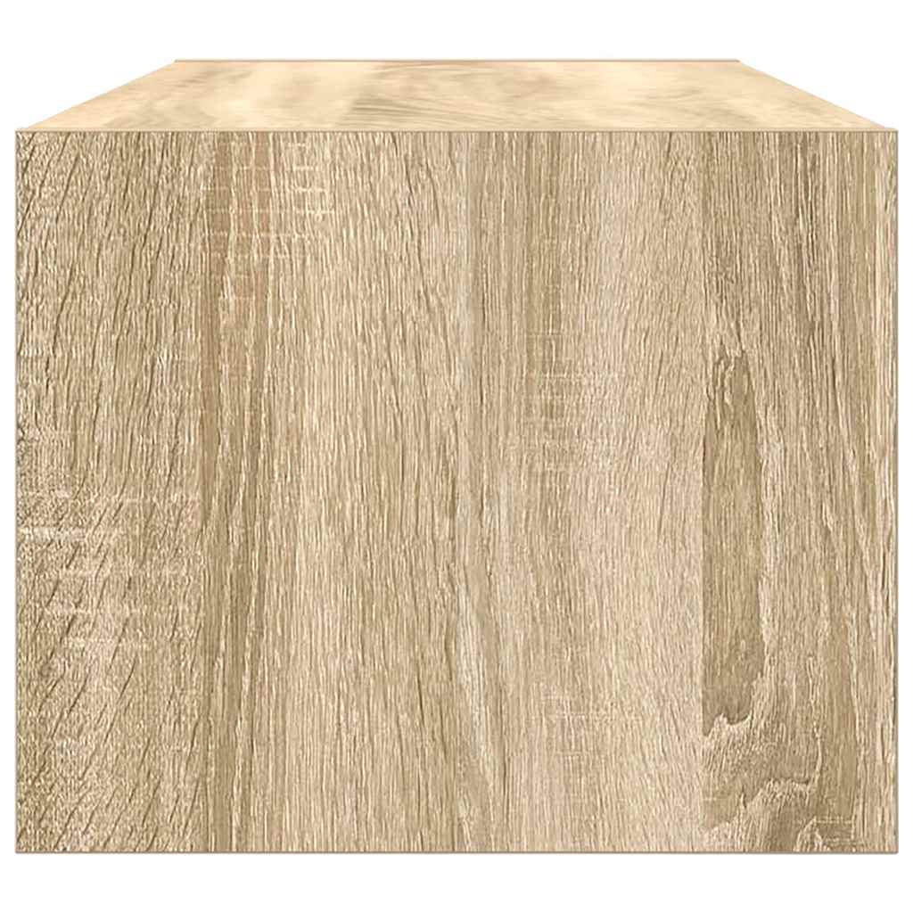 TV-skabe 2 stk Sonoma eg 80x31x25,5 cm træmateriale