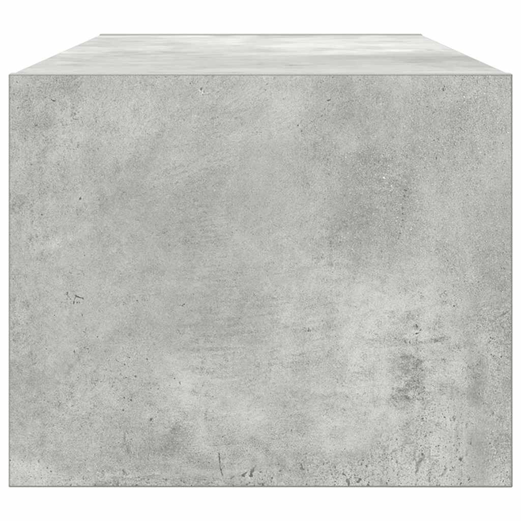 TV-Schrank Betongrau 80x31x25,5 cm Holzwerkstoff