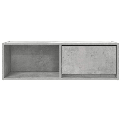 TV-Schränke 2 Stk. Betongrau 80x31x25,5 cm Holzwerkstoff