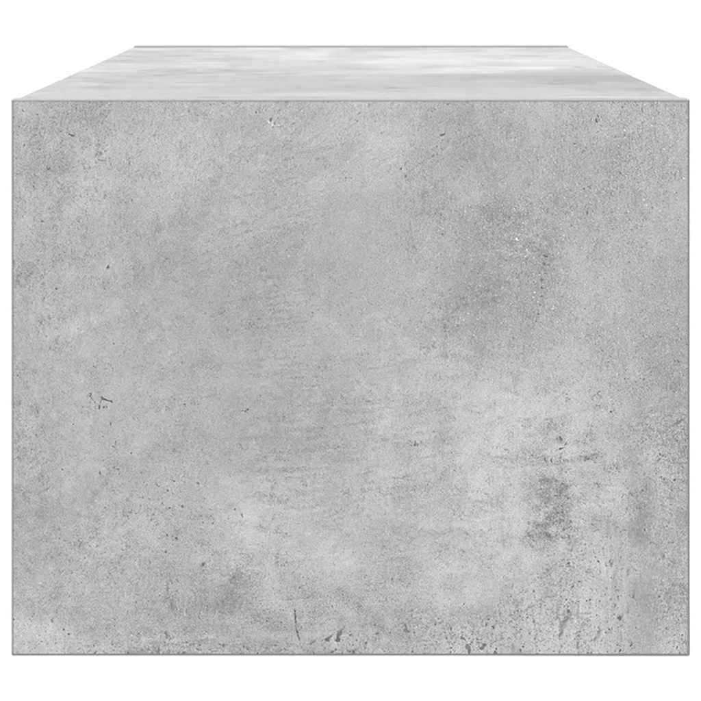 TV-Schränke 2 Stk. Betongrau 80x31x25,5 cm Holzwerkstoff