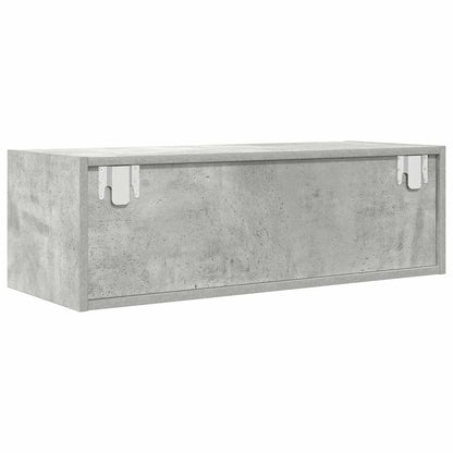 TV-Schränke 2 Stk. Betongrau 80x31x25,5 cm Holzwerkstoff