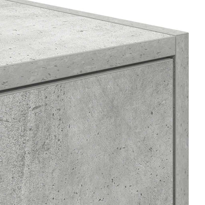 TV-Schränke 2 Stk. Betongrau 80x31x25,5 cm Holzwerkstoff