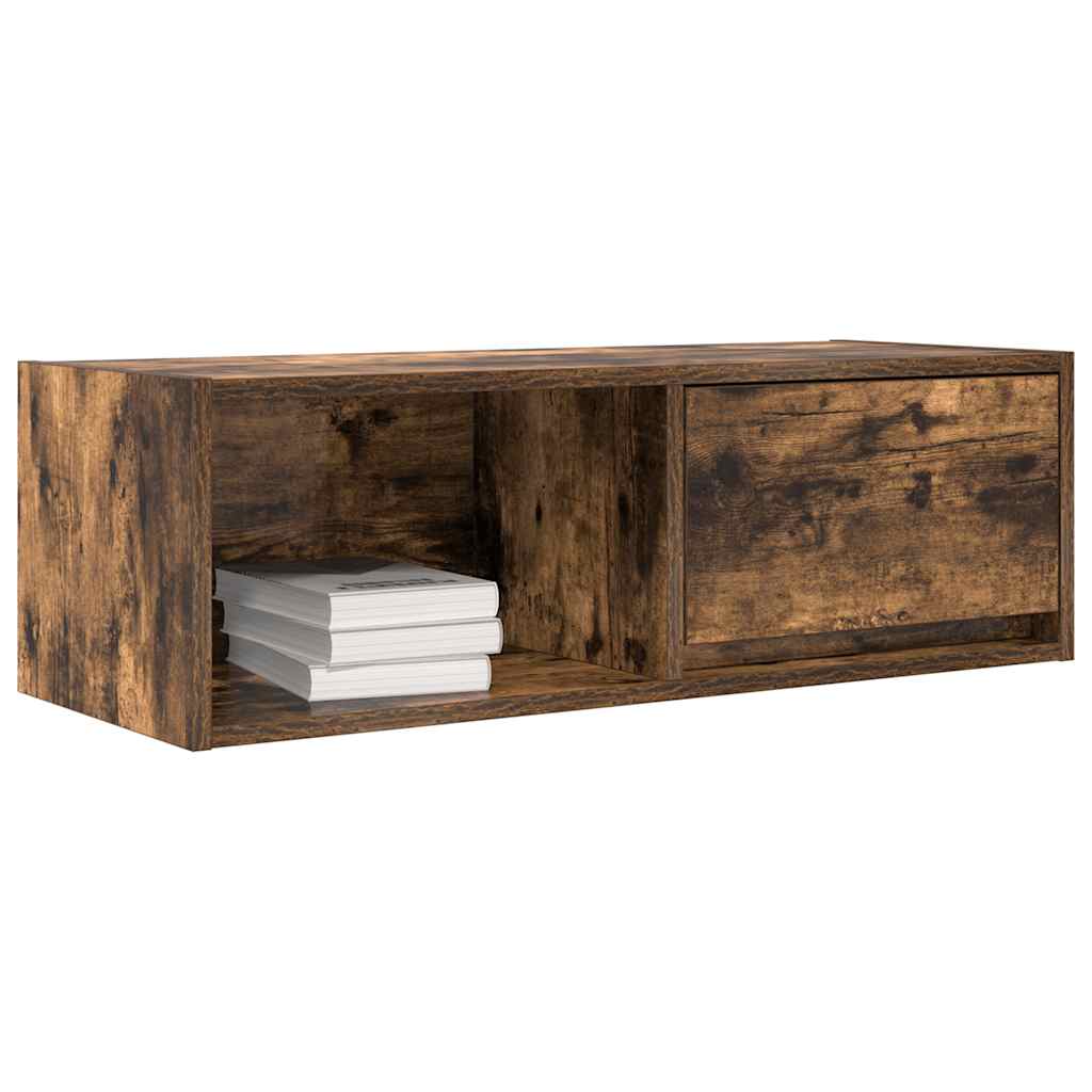 TV-Schränke 2 Stk. Räuchereiche 80x31x25,5 cm Holzwerkstoff