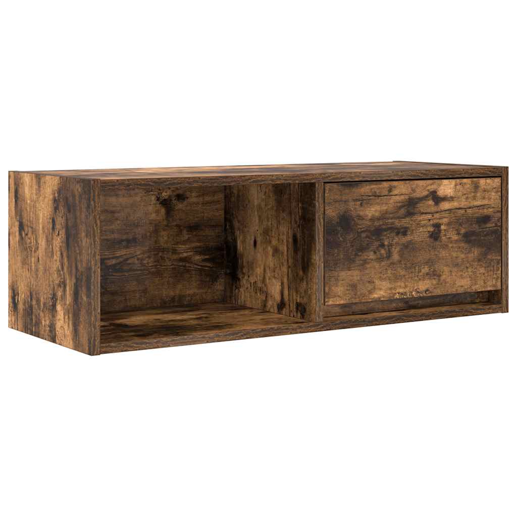 TV-Schränke 2 Stk. Räuchereiche 80x31x25,5 cm Holzwerkstoff