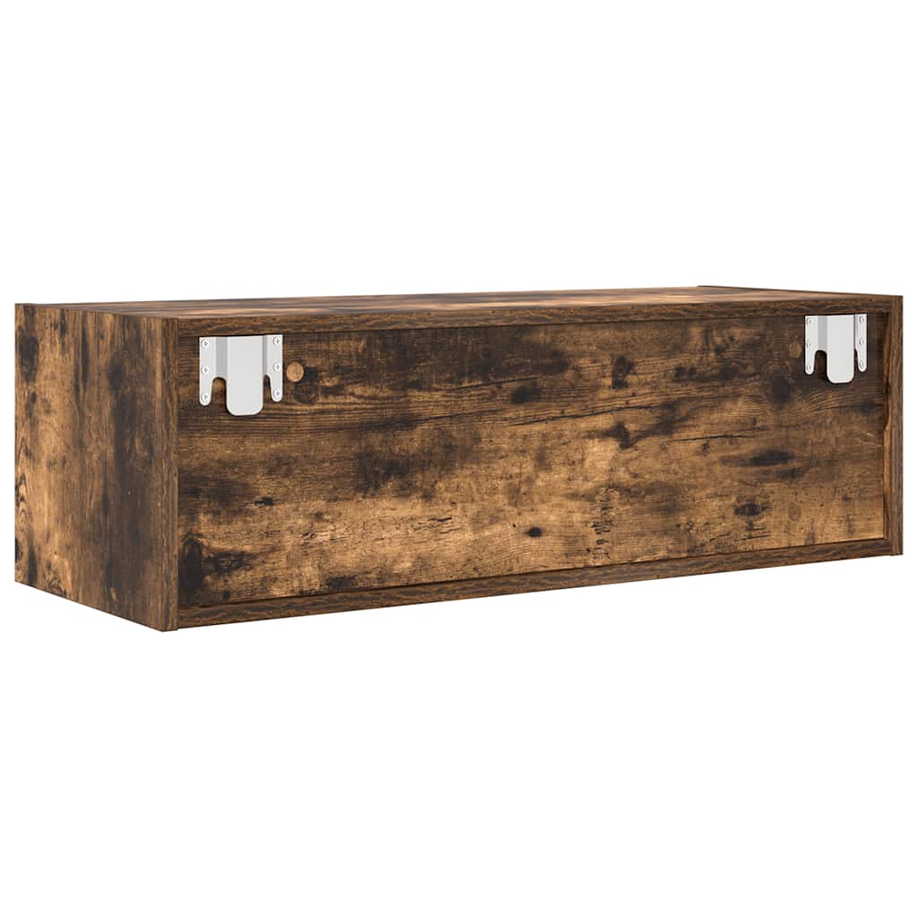 TV-Schränke 2 Stk. Räuchereiche 80x31x25,5 cm Holzwerkstoff