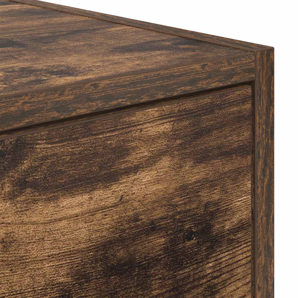 TV-Schränke 2 Stk. Räuchereiche 80x31x25,5 cm Holzwerkstoff