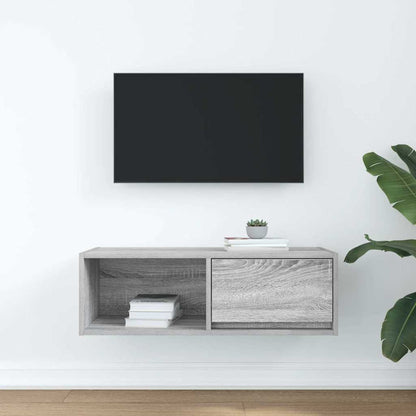TV-Schrank Grau Sonoma 80x31x25,5 cm Holzwerkstoff